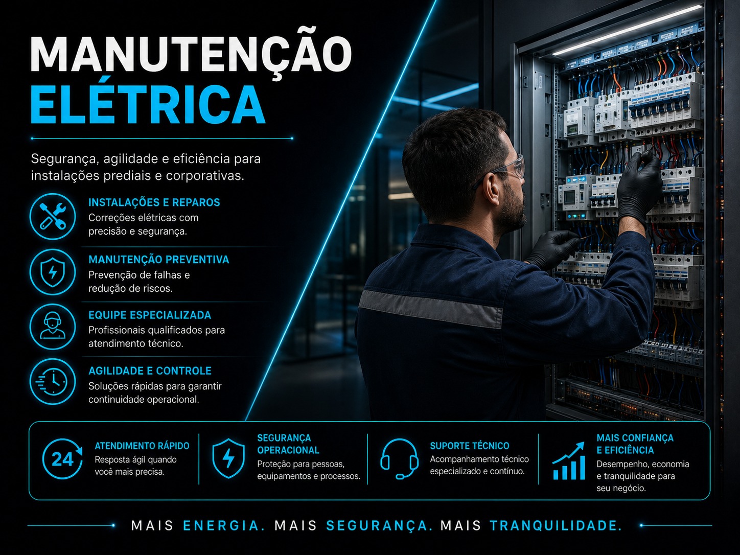 Manutenção Elétrica em Petrópolis e região